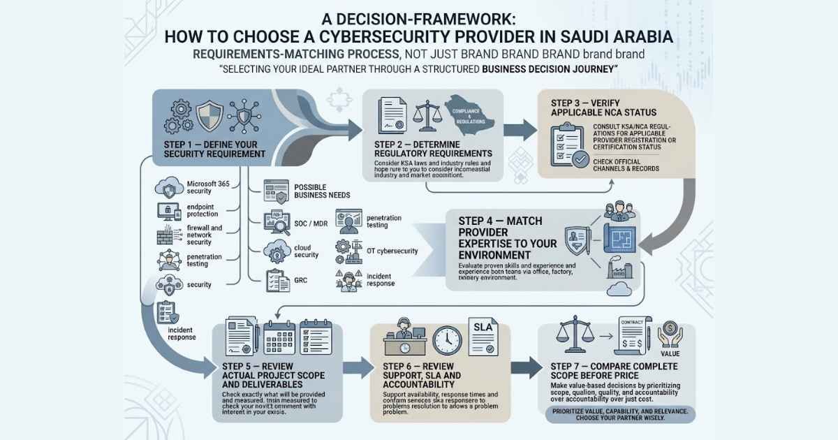 How to choose a cybersecurity company in Saudi Arabia