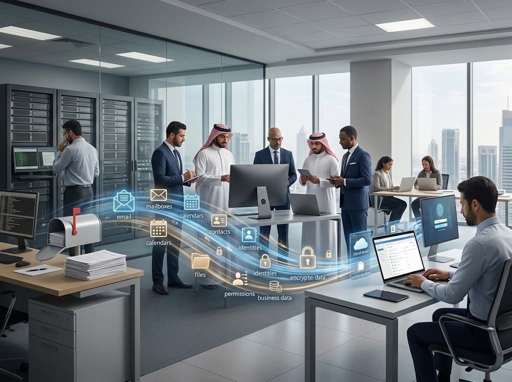 Microsoft 365 email migration for businesses in Saudi Arabia