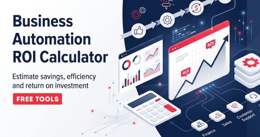 Business automation ROI calculator for estimating savings and efficiency in Saudi Arabia