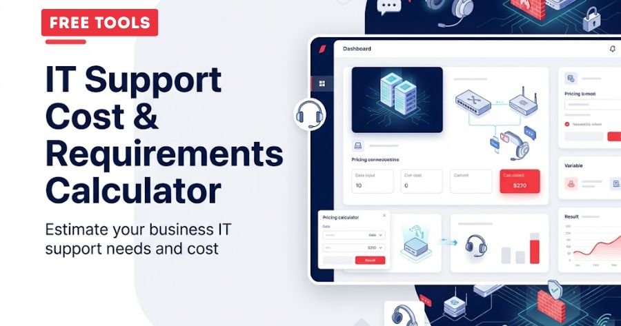 IT support cost and requirements calculator for businesses in Saudi Arabia